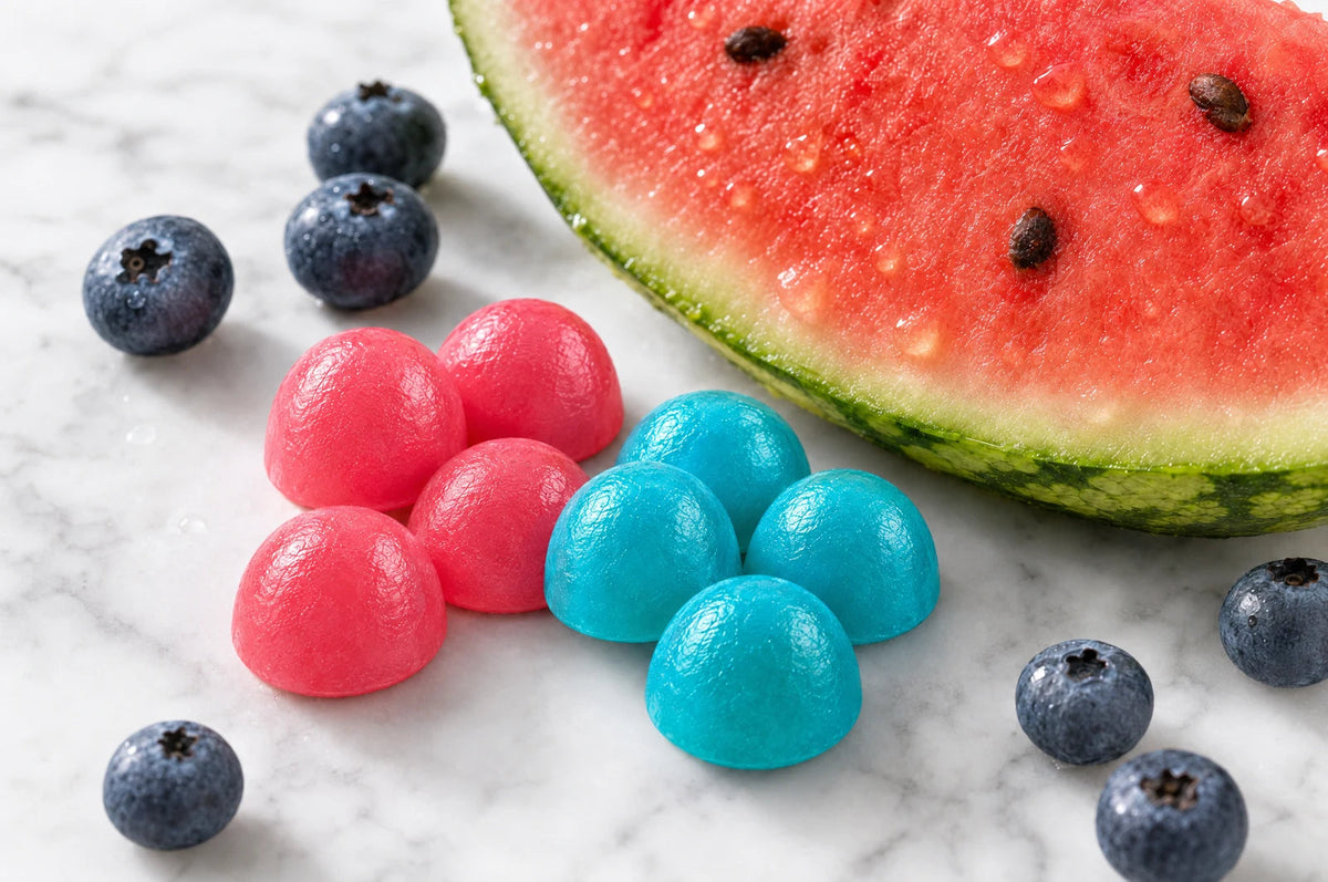 Gomitas de creatina Fills sabores Watermelon y Blueberry