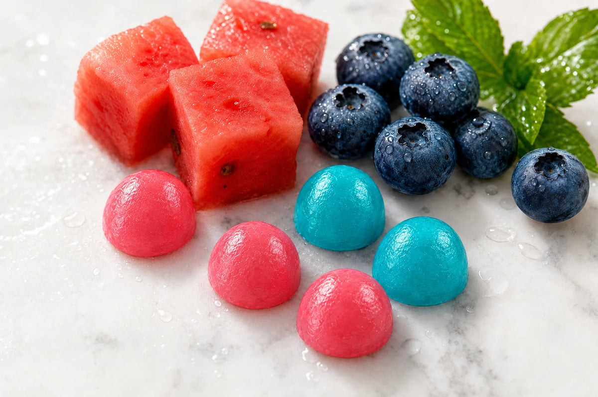 Gomitas de creatina Fills sabores Watermelon y Blueberry