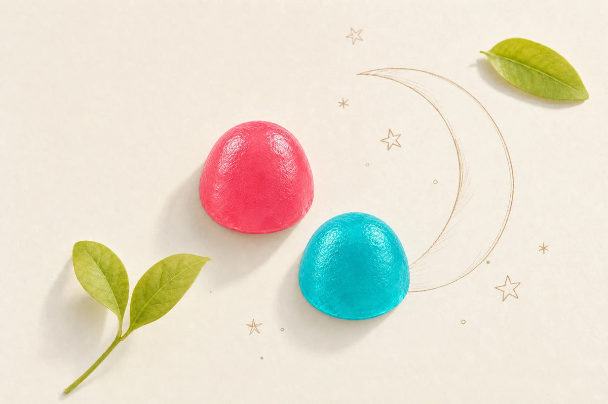 Gomitas de creatina Fills con una luna y estrellas: creatina y sueño