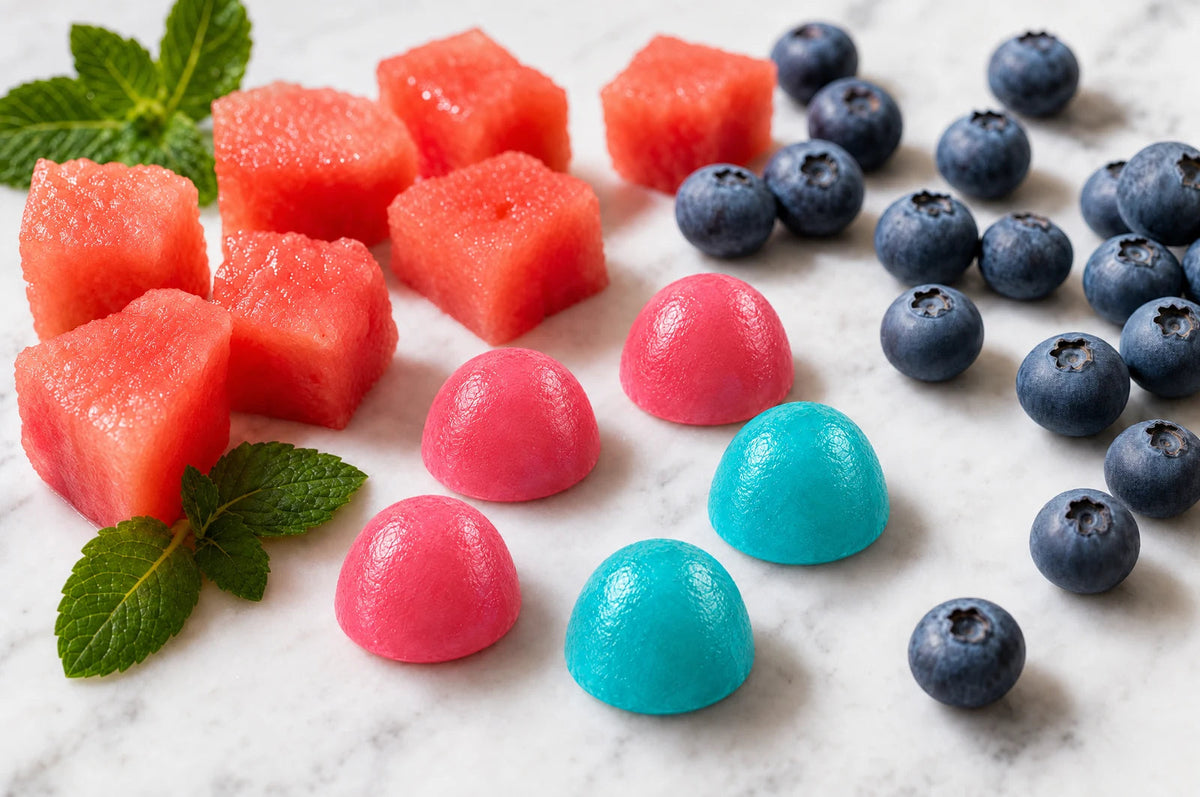 Gomitas de creatina Fills sabores Watermelon y Blueberry