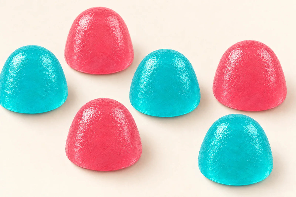 Macro de gomitas de creatina Fills — no son pastillas