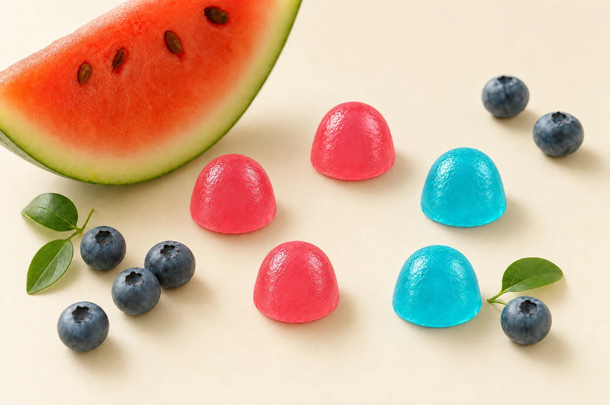 Gomitas de creatina Fills sin azúcar con Watermelon y Blueberry frescas