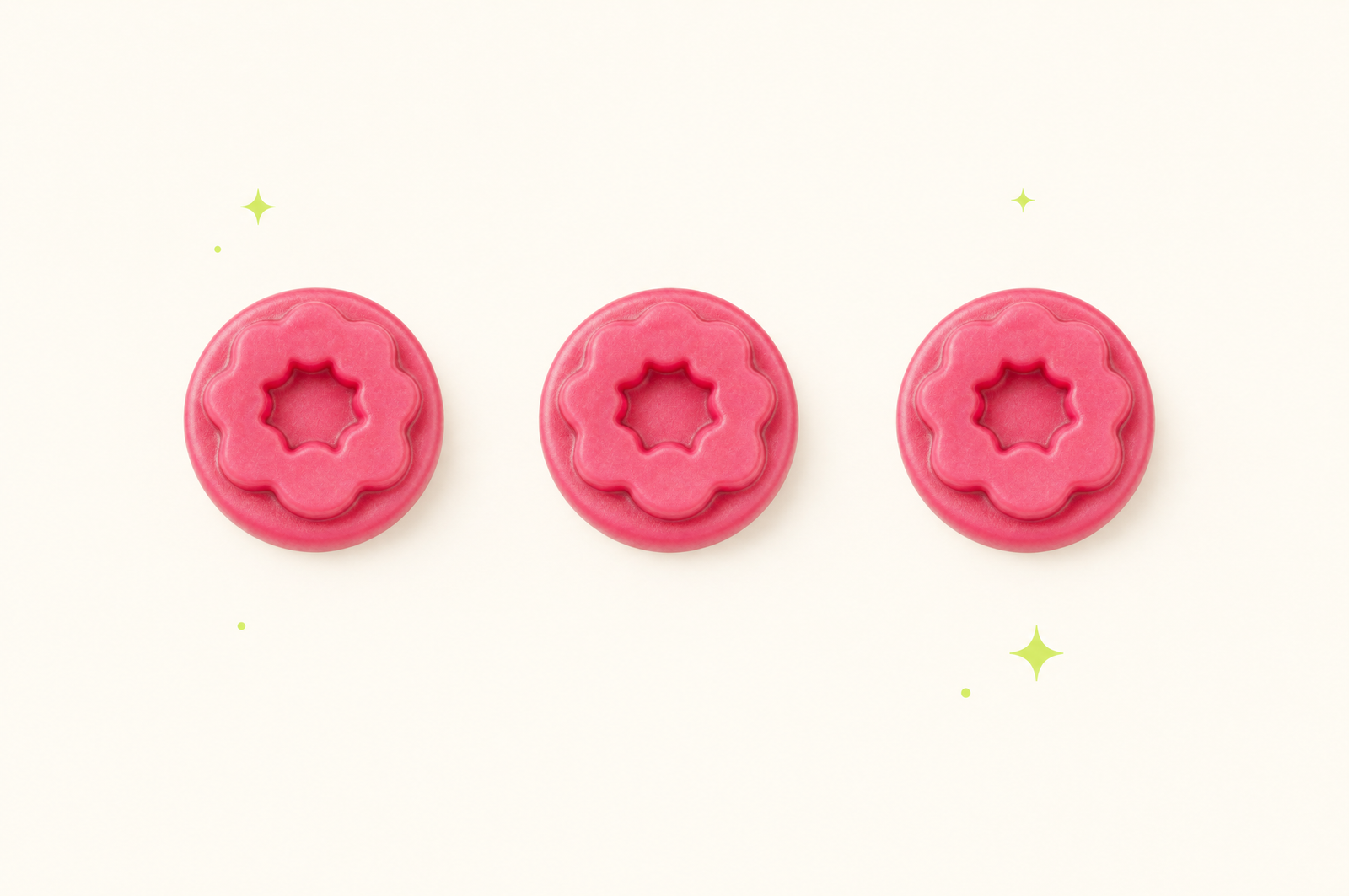 Tres gomitas de creatina Fills — dosis diaria