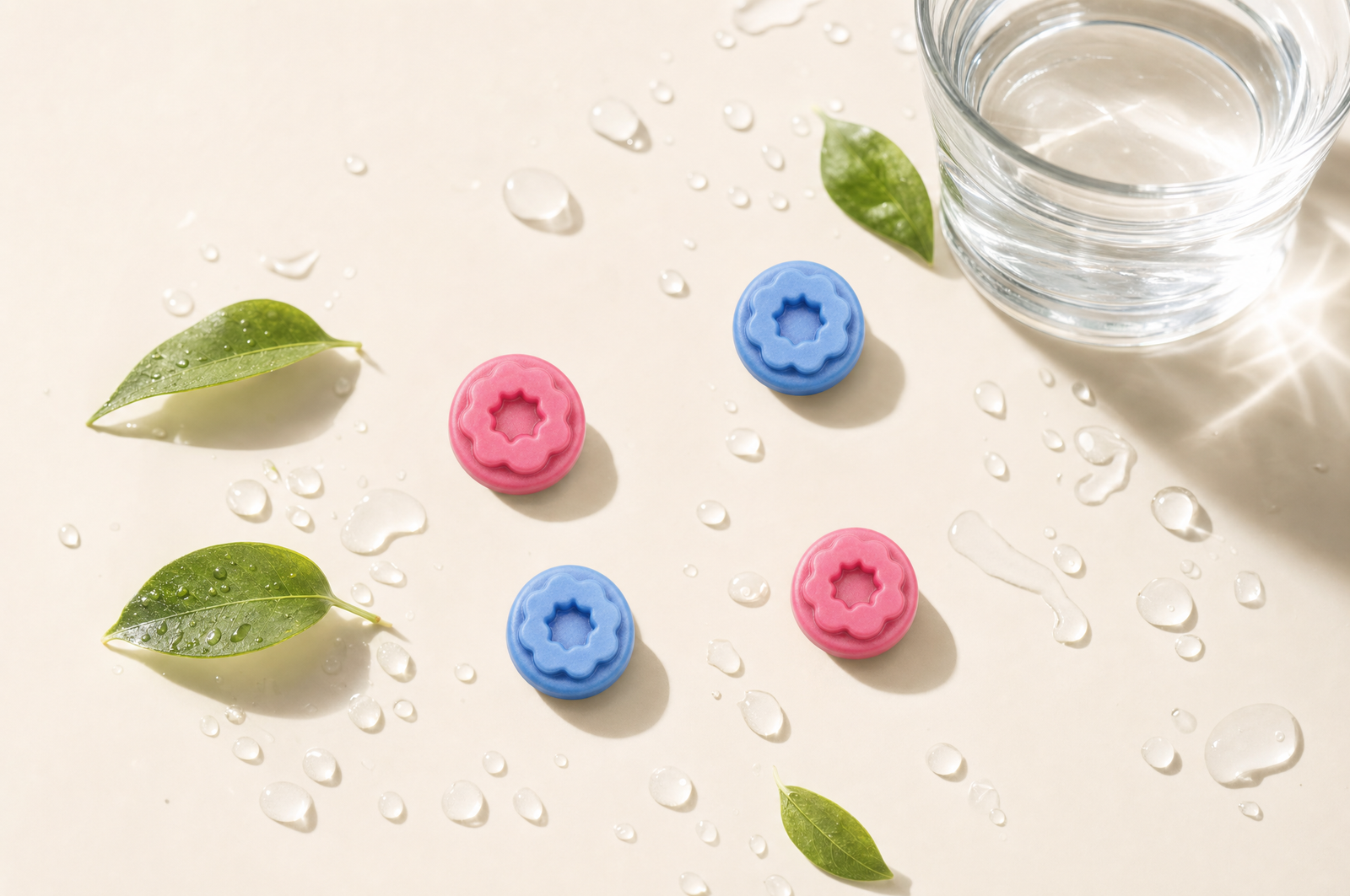 Gomitas de creatina Fills con gotas de agua — retención de líquidos