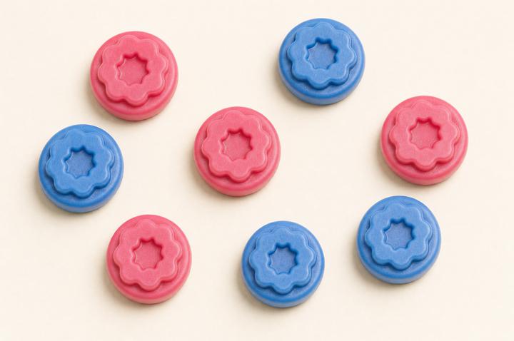 Gomitas de creatina Fills Watermelon y Blueberry, fondo crema