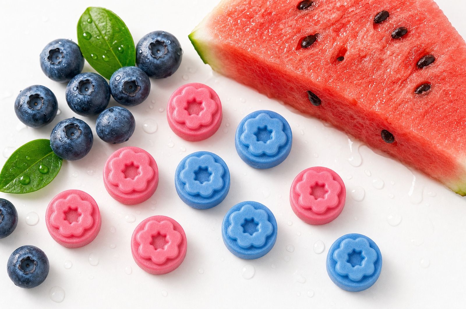 Gomitas de creatina Fills sabores Watermelon y Blueberry