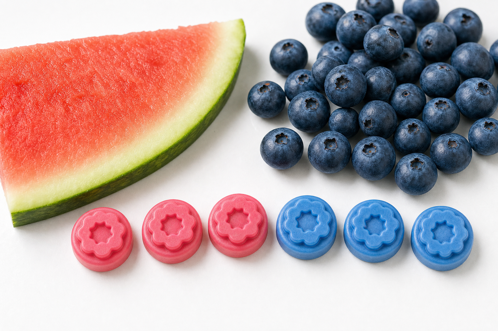 Gomitas de creatina Fills sabores Watermelon y Blueberry
