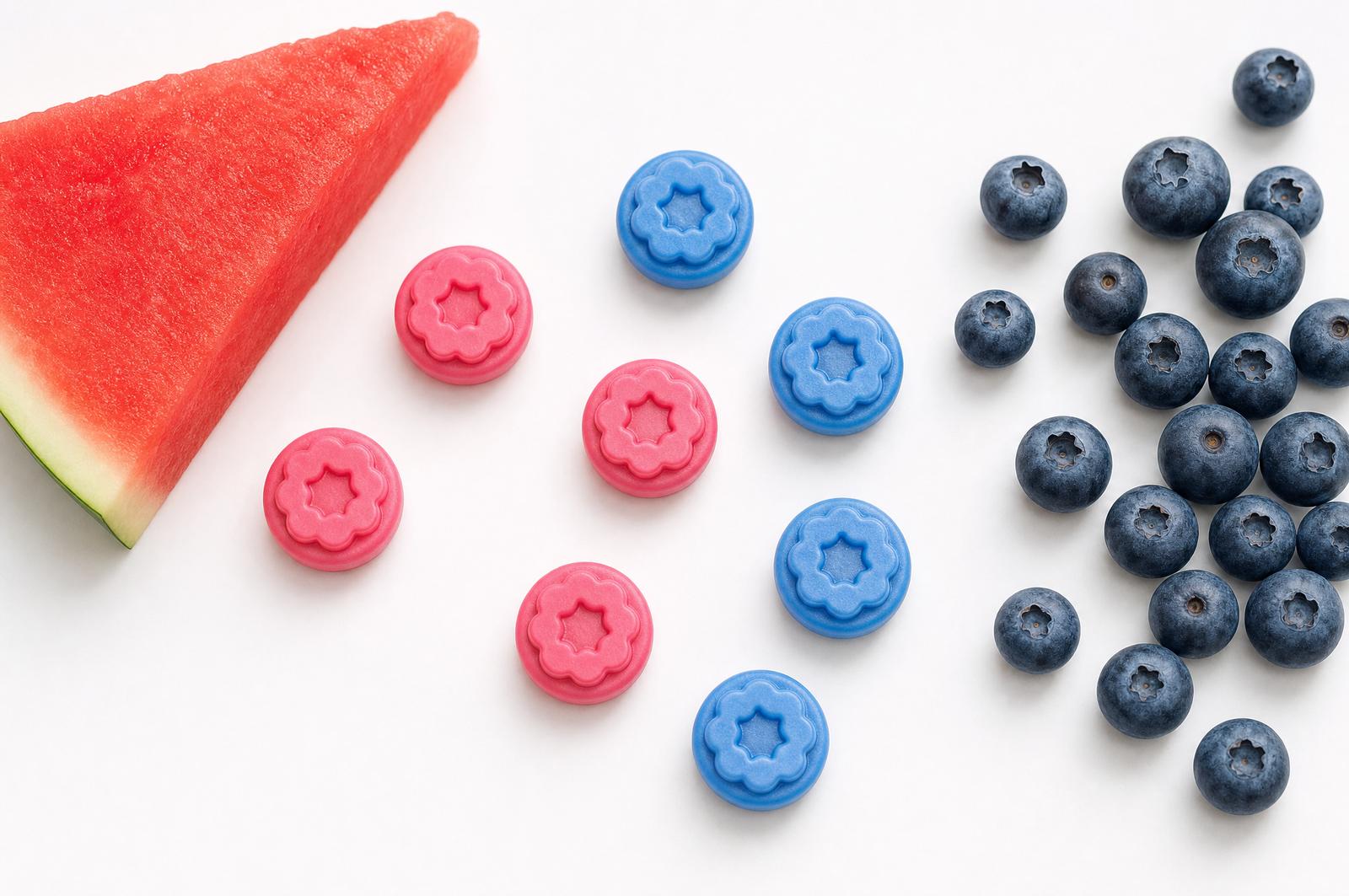 Gomitas de creatina Fills sabores Watermelon y Blueberry