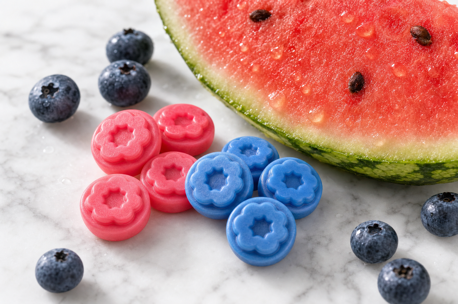Gomitas de creatina Fills sabores Watermelon y Blueberry