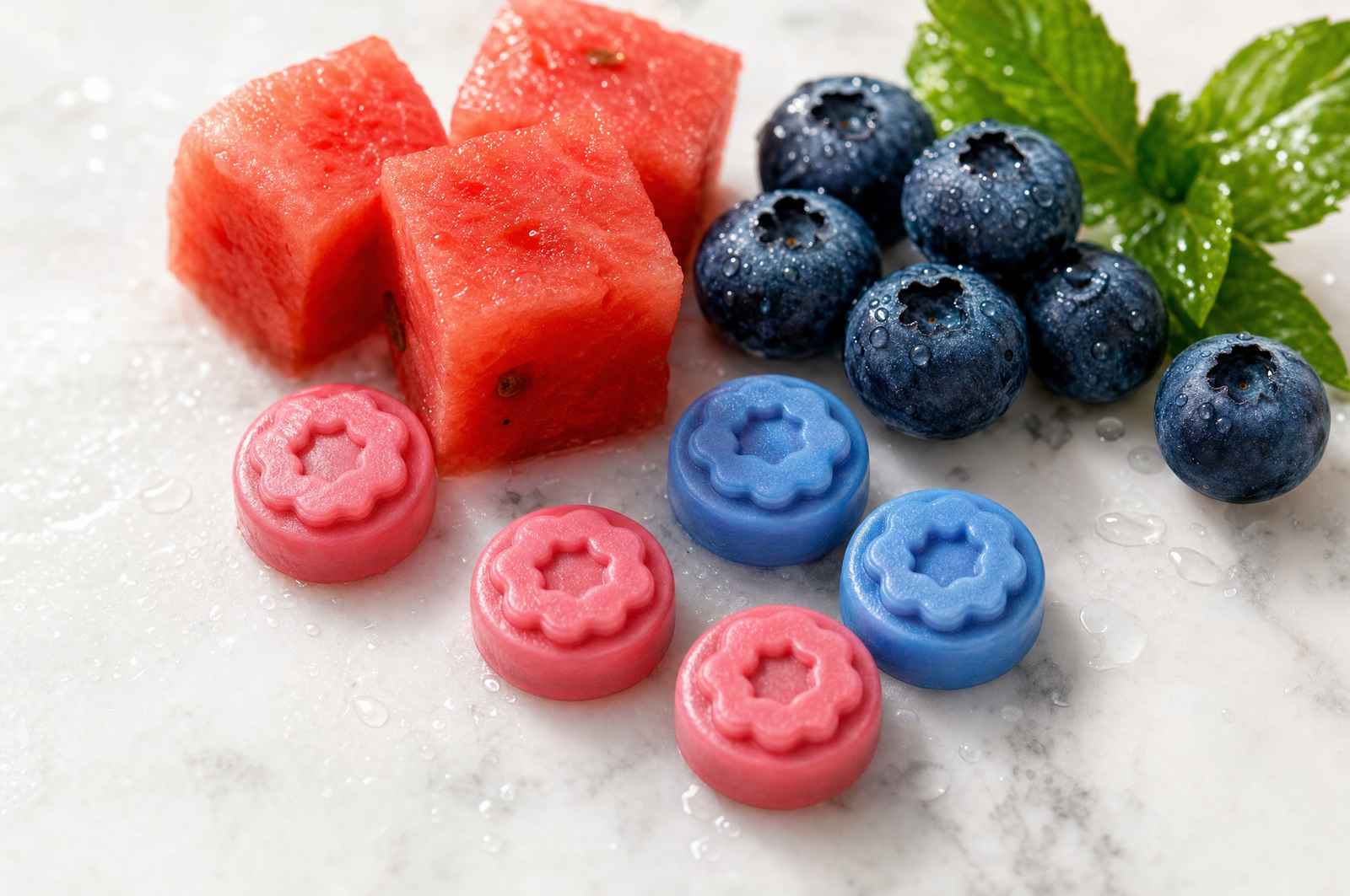 Gomitas de creatina Fills sabores Watermelon y Blueberry