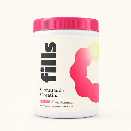 Watermelon | Bote Gomitas de Creatina Fills (90 gomitas, 1 mes)
