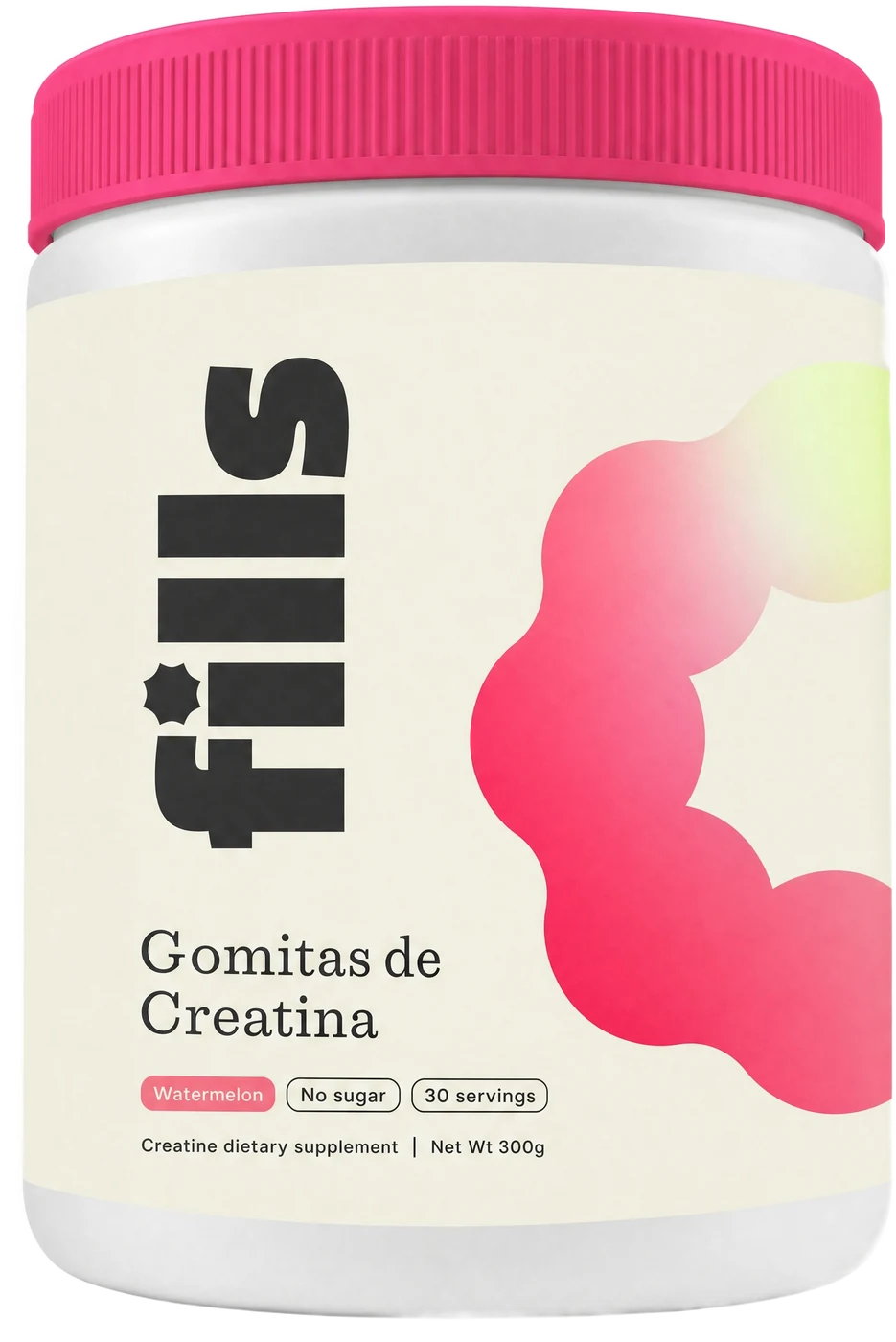 Bote de Fills Gomitas de Creatina sabor Watermelon